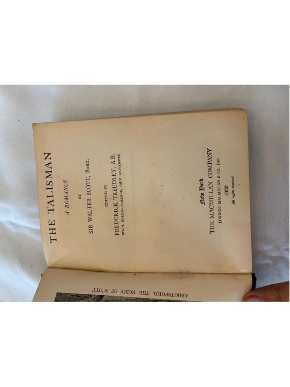 Vintage The Macmillan Company The Talisman Book One Size Brown #E89